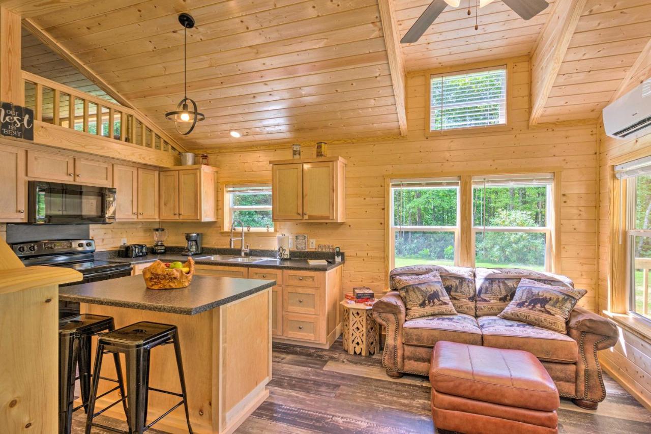 Quaint Mtn Cabin Tiny Living Near Big Adventure Brevard Eksteriør bilde