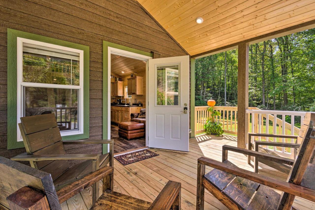 Quaint Mtn Cabin Tiny Living Near Big Adventure Brevard Eksteriør bilde